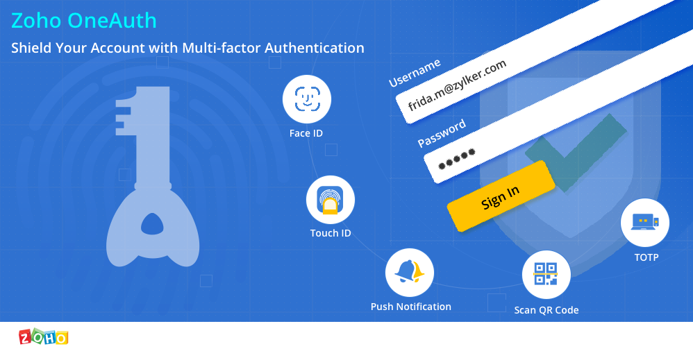 Zoho OneAuth | Multi-Factor Authentication