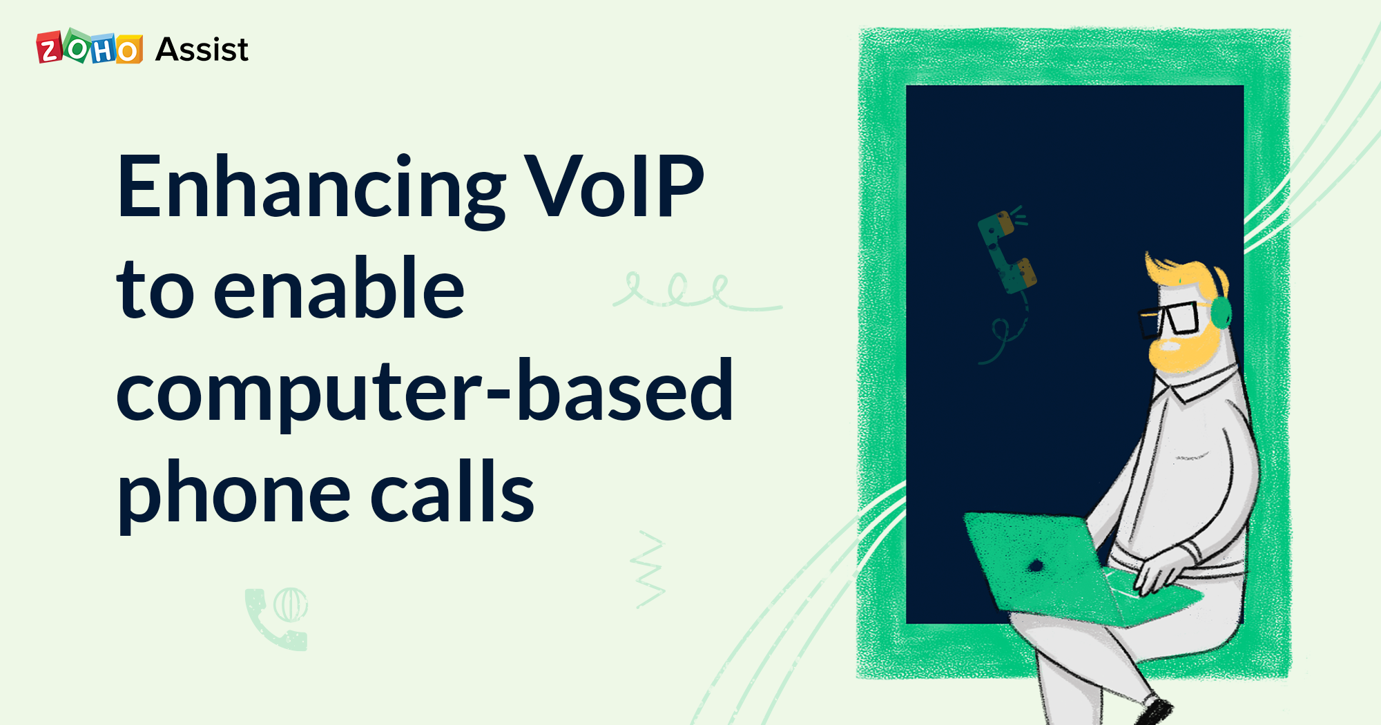 High Quality VoIP-based phone calls to enable constant communication
