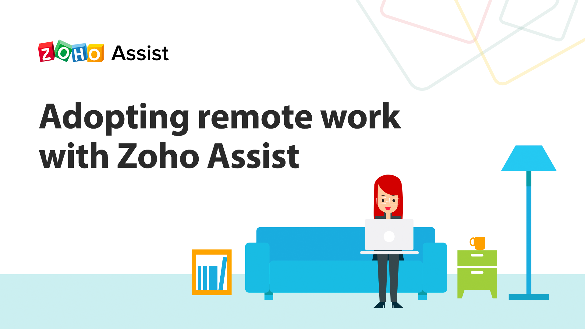 Adopting remote work with Zoho Assist: Extending 60-day free licenses with all premium features.