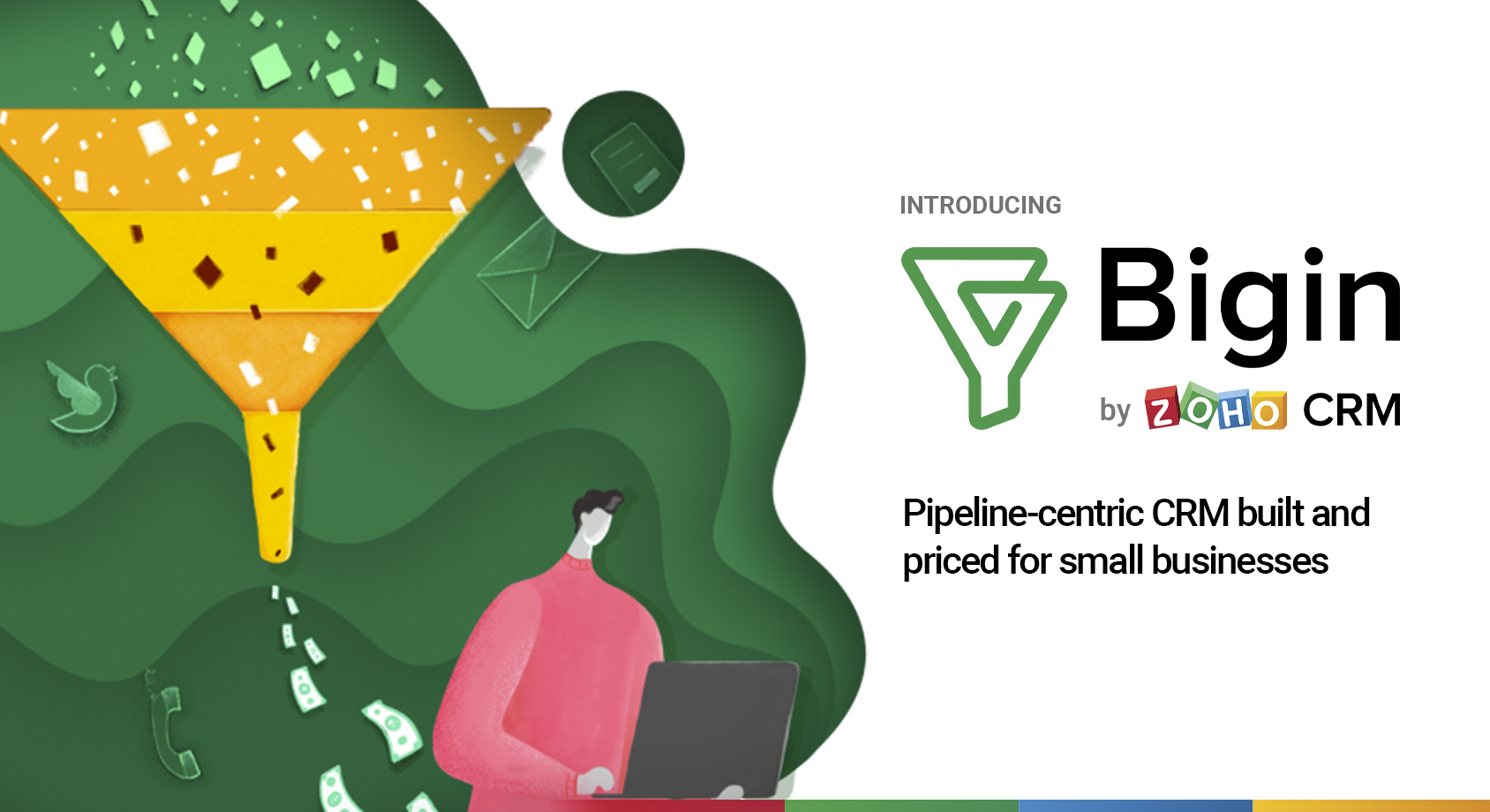 Zoho CRM introduces Bigin: A new pipeline-centric CRM built and priced for small businesses