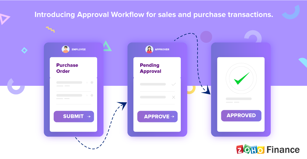 Submit. Verify. Approve. Introducing Approval Workflow for sales and purchase transactions