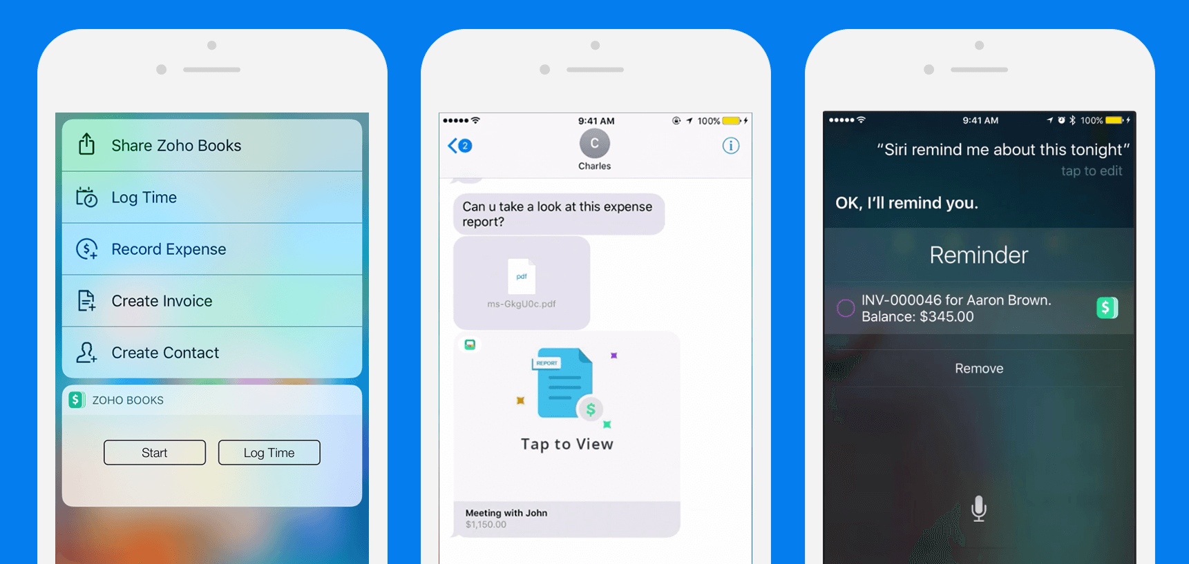 Finance, meet iMessage. Payments, approvals, and reminders, all through iOS 10.
