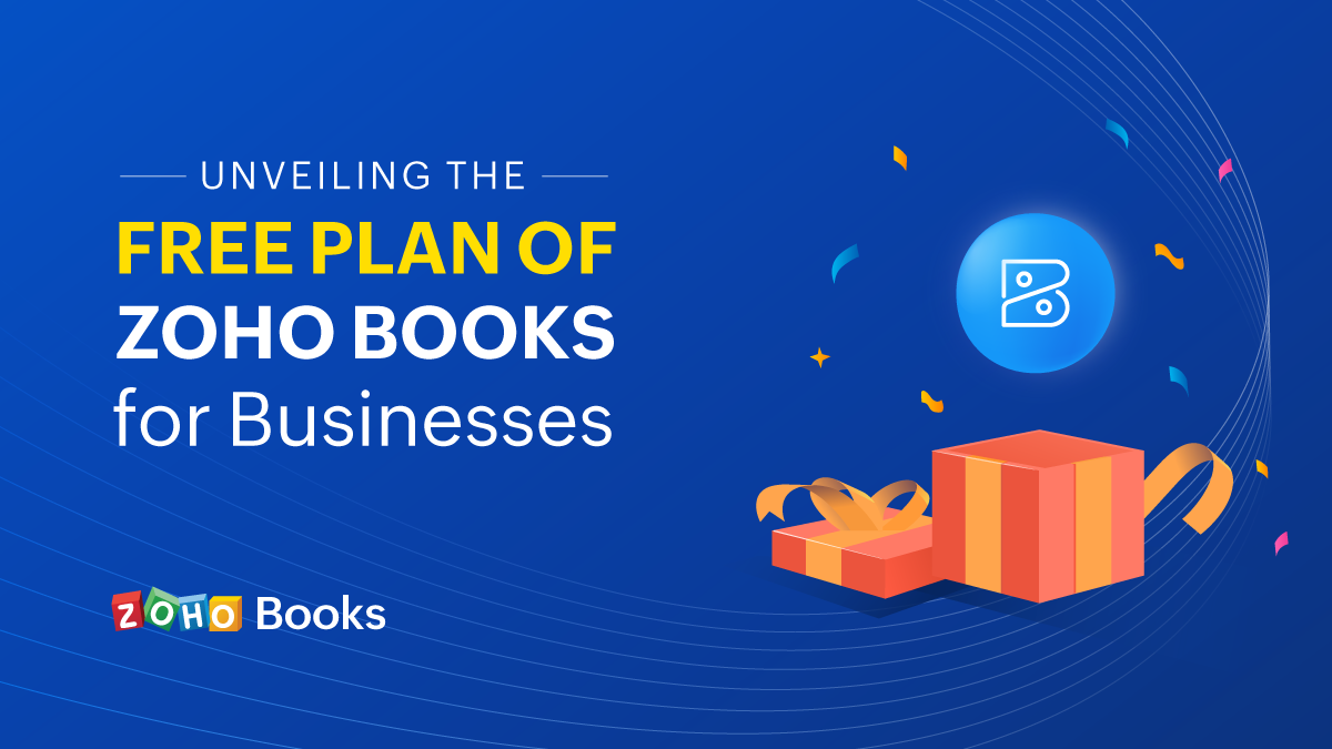 The free plan of Zoho Books
