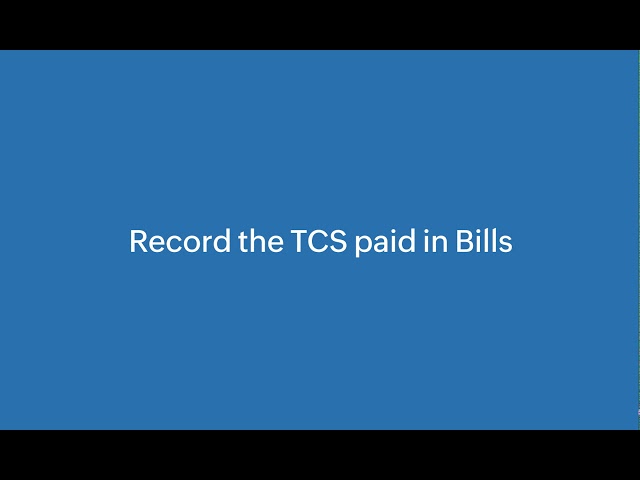 Tcs Section 206c1h What It Is And How You Can Manage It In Zoho Books Zoho Blog 1285