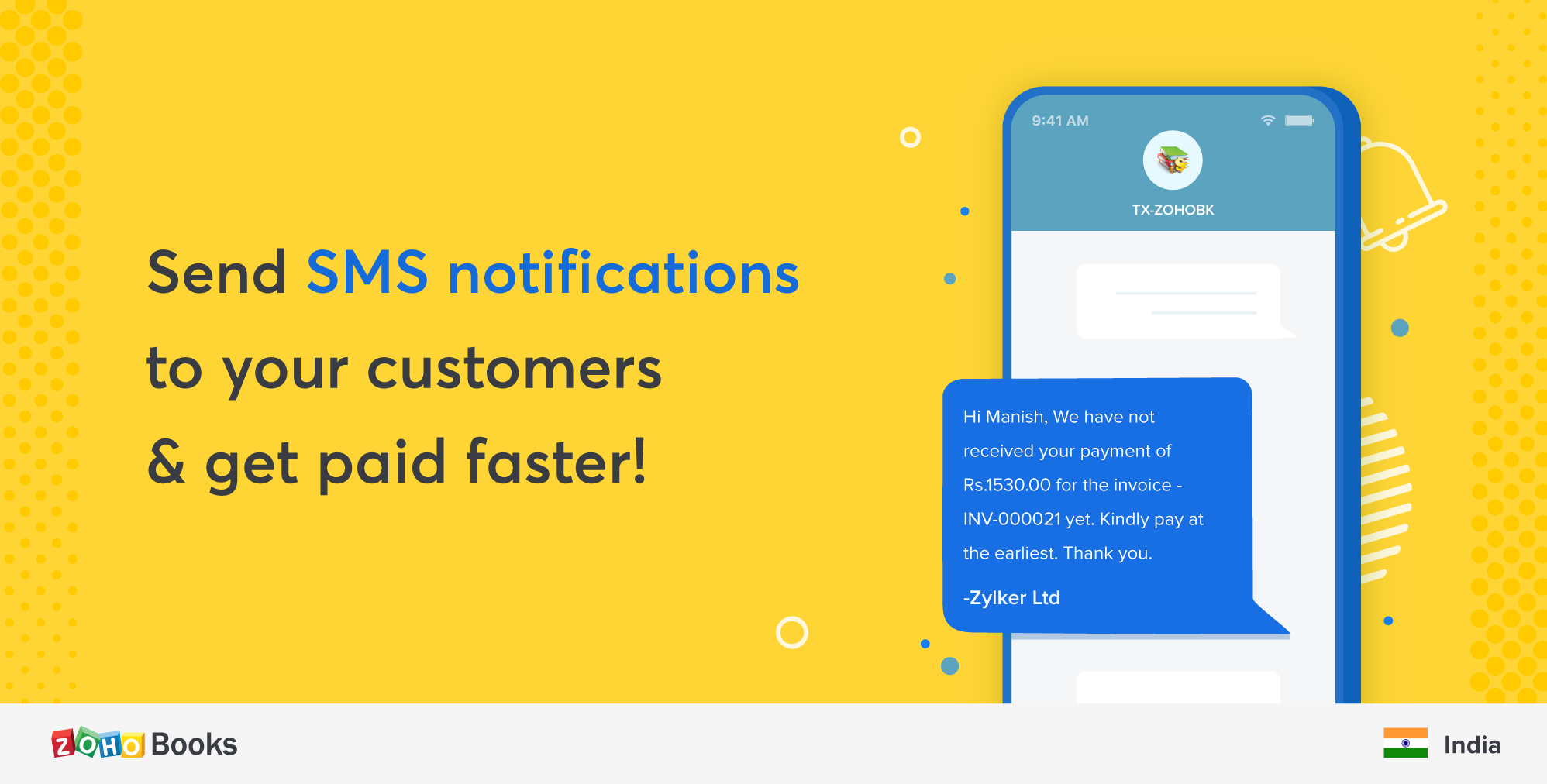 Introducing SMS notifications to collect payments faster