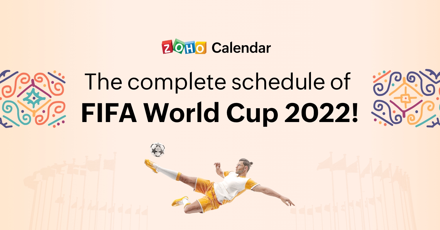 Zoho Calendar FIFA 2022