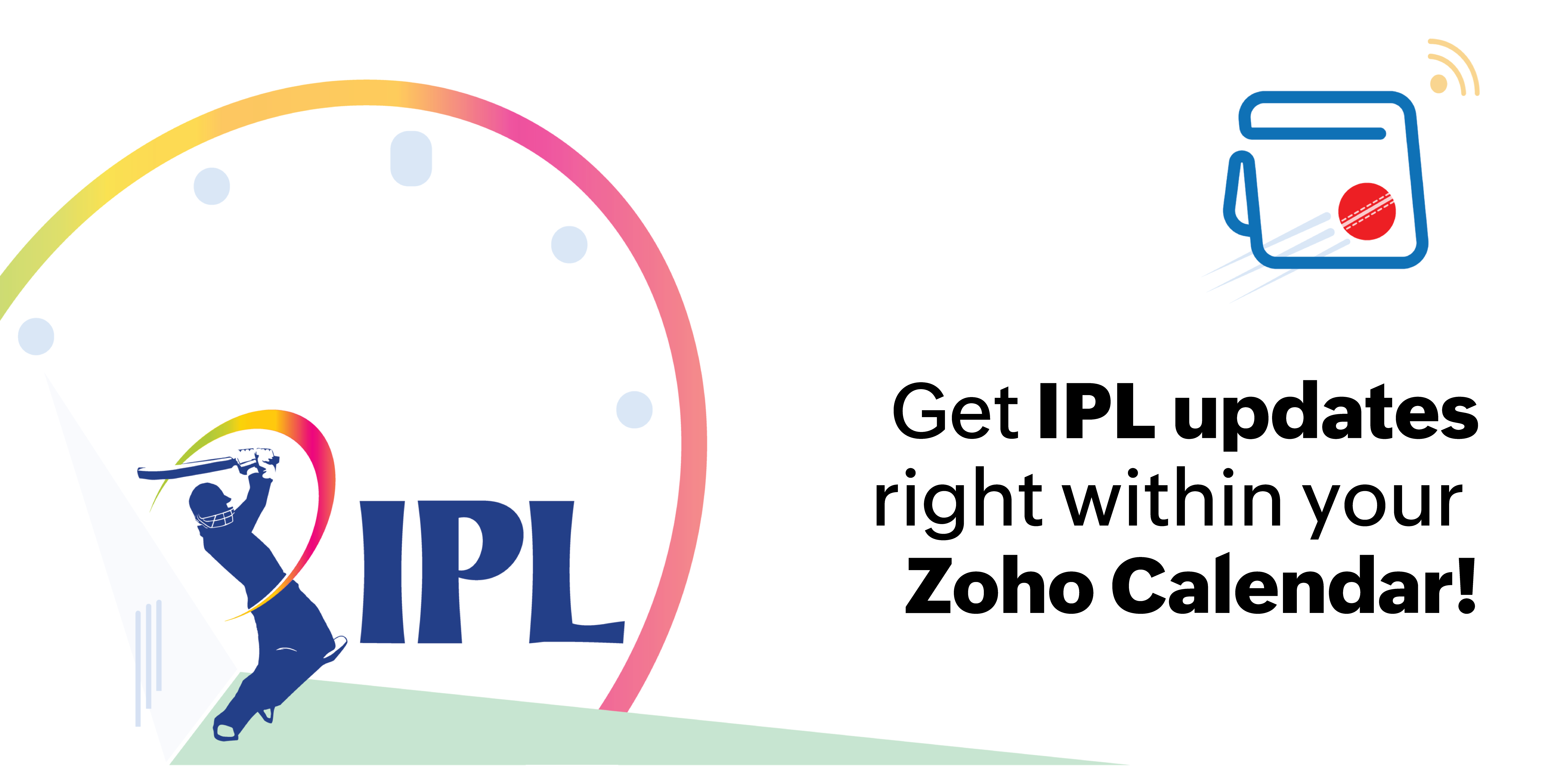 Re-kindle the IPL enthusiasm with Zoho Calendar!