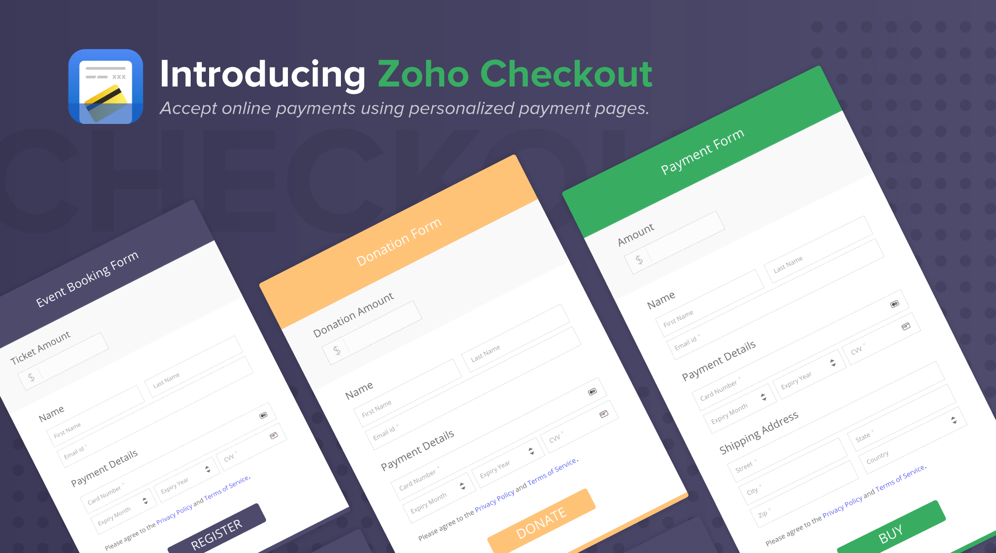 Introducing Zoho Checkout: Making online payments painless.