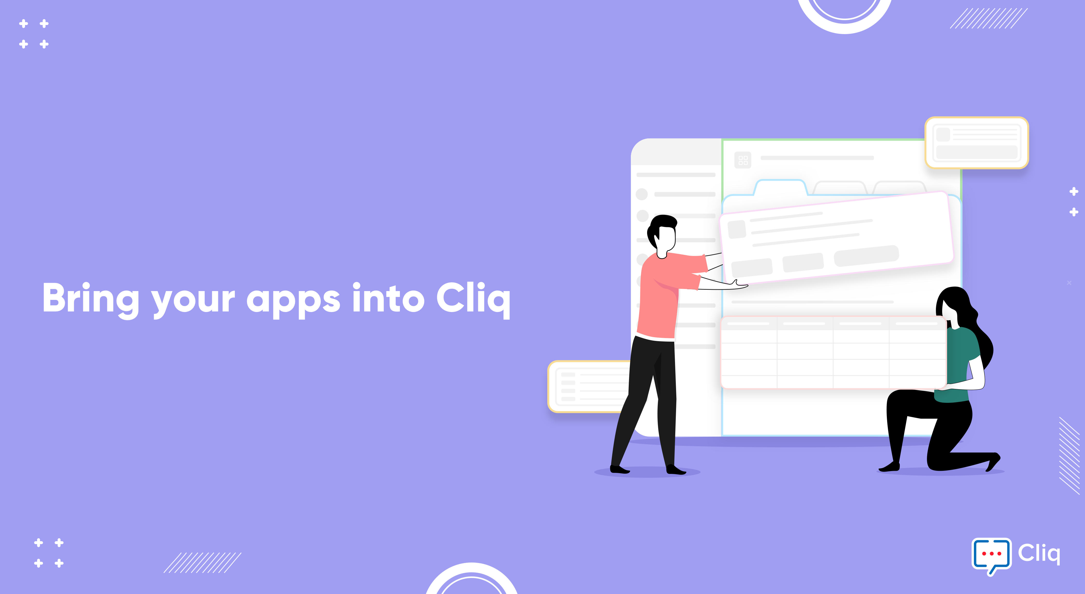 Bring your apps into Cliq with Widgets