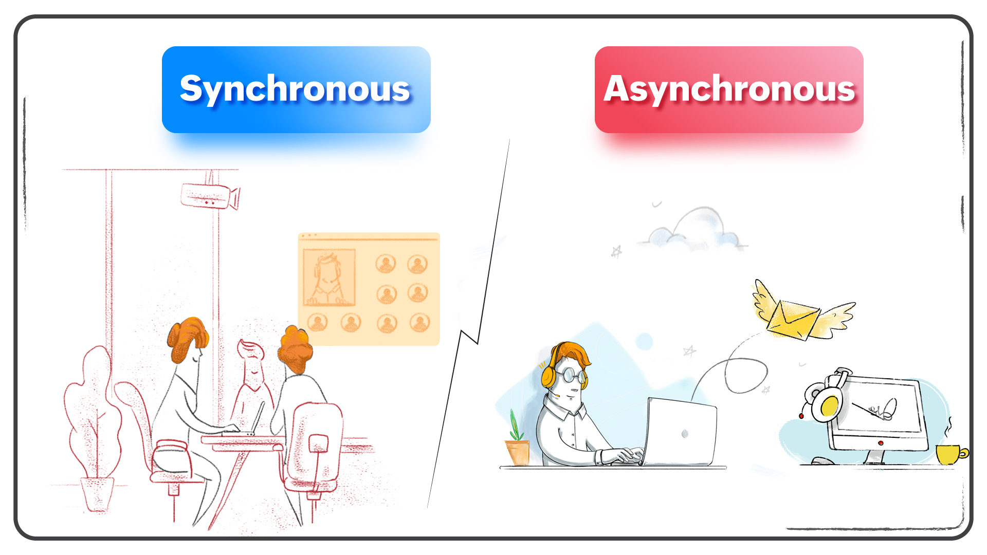 synchronous-and-asynchronous-communication-in-hybrid-work