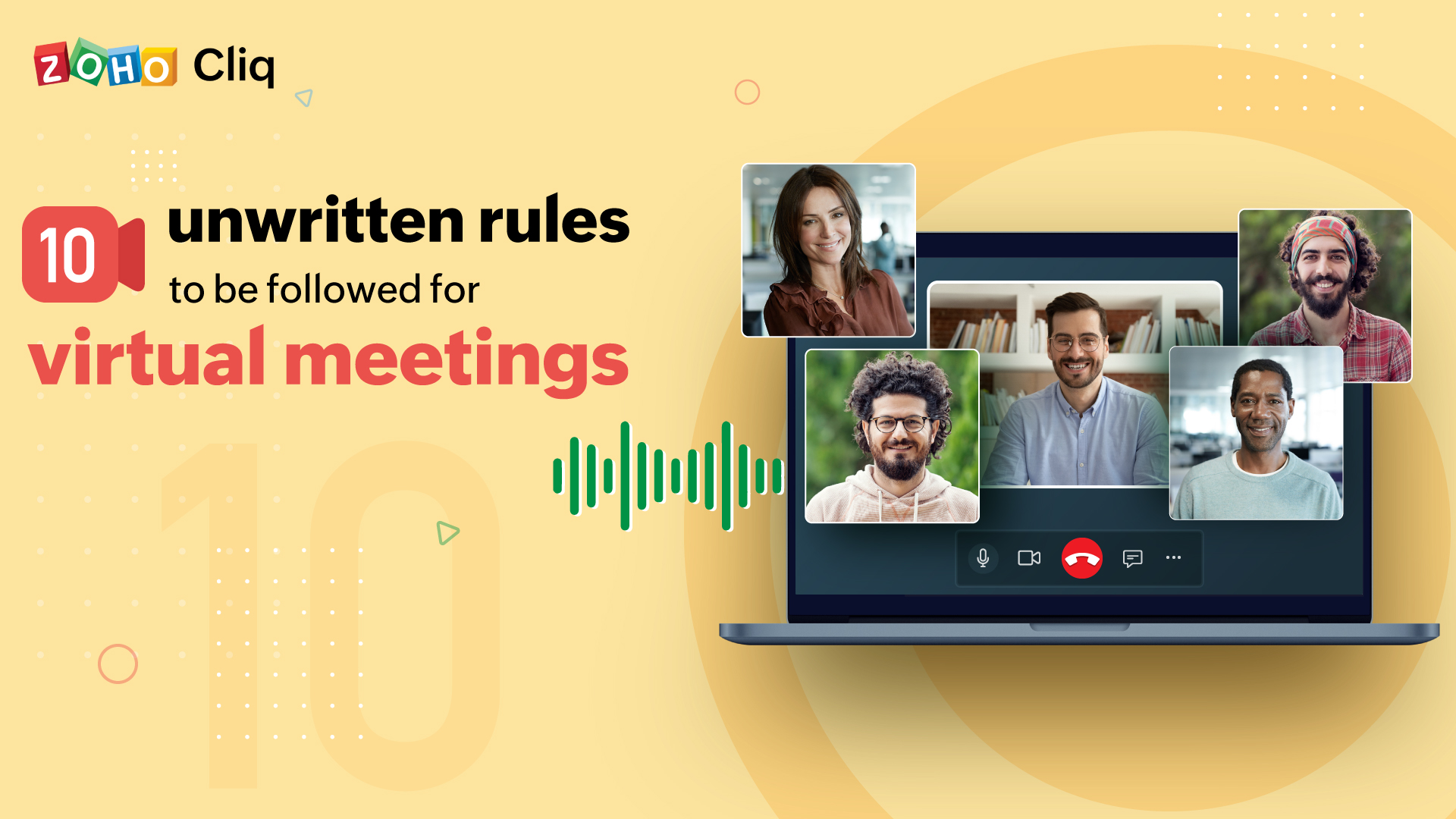 10 unwritten rules to be followed for virtual meetings