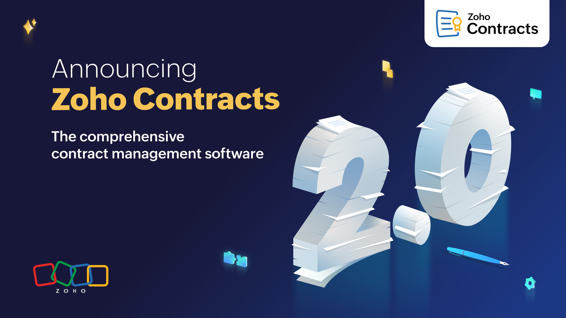 Upgrade your contract lifecycle management with Zoho Contracts 2.0! 