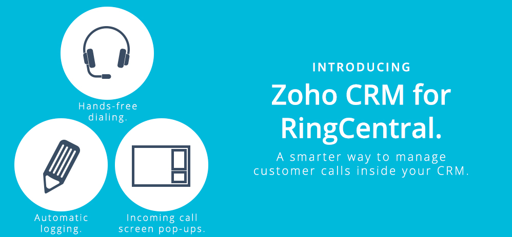 Introducing Zoho CRM for RingCentral - a smarter way to manage calls inside your CRM
