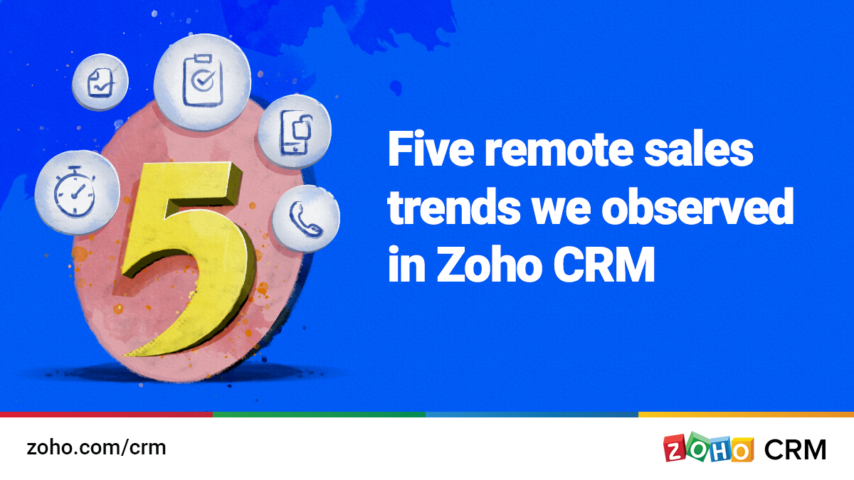 Five remote sales trends we observed in Zoho CRM