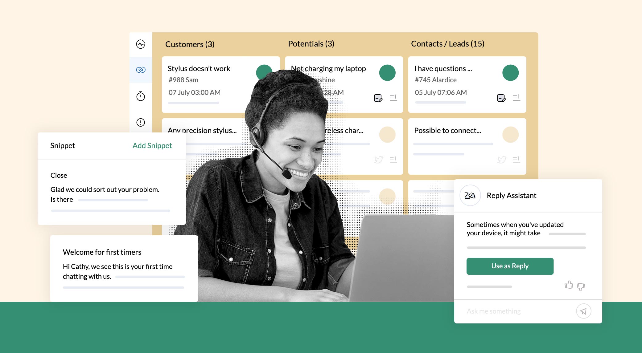 Chăm sóc khách hàng dễ dàng