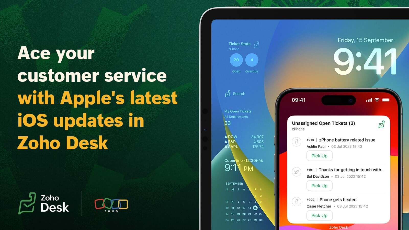 Unveiling the latest Zoho Desk updates for iOS 17 and iPad OS 17