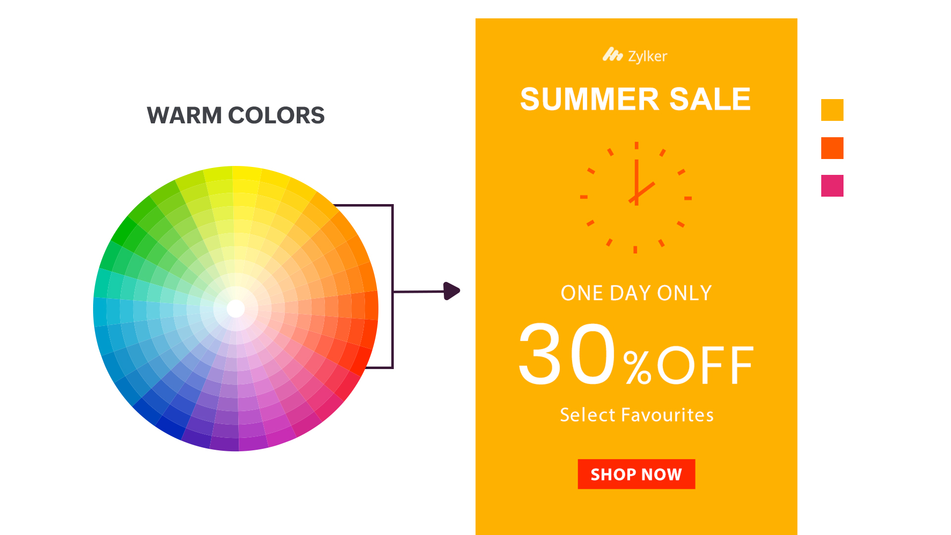 Image for warm color combination