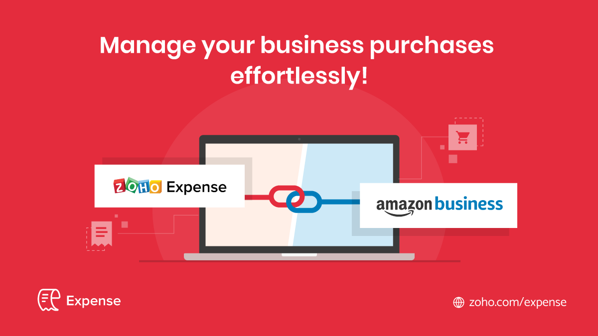 Zoho Expense integrates with Amazon Business: Manage your business purchases effortlessly!