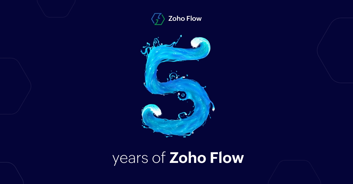 Celebrating five years of Zoho Flow—and the best is yet to come!
