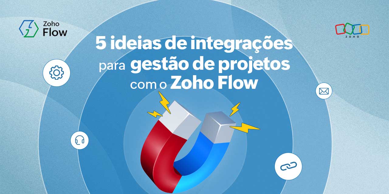 5 ideias de integrações para gestão de projetos com o Zoho Flow