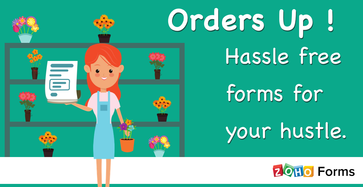 Less hassle, more hustle. Simplifying Online Order forms.