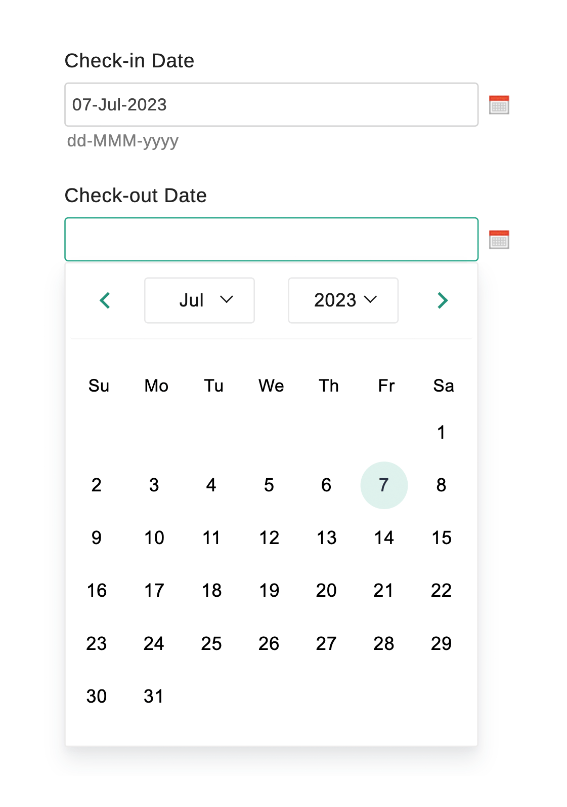 Customize Calendars  Zoho Forms