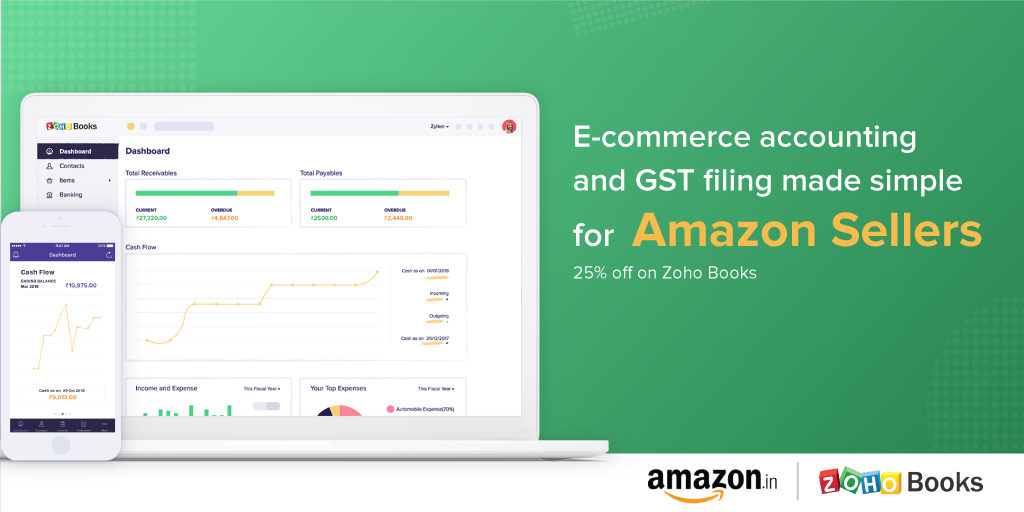 GST accounting software Zoho Books