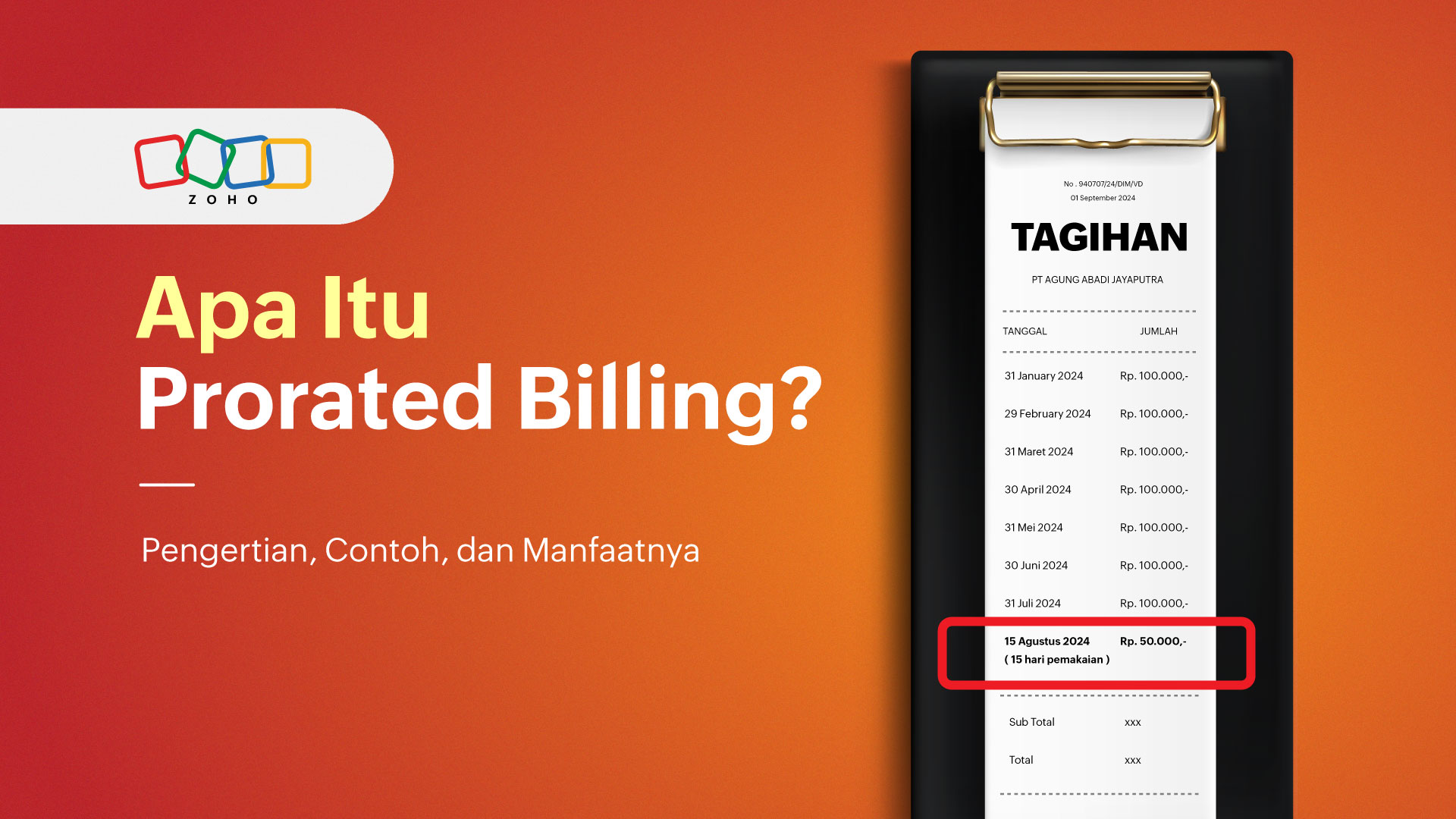 Apa Itu Prorated Billing? Pengertian, Contoh, dan Manfaatnya