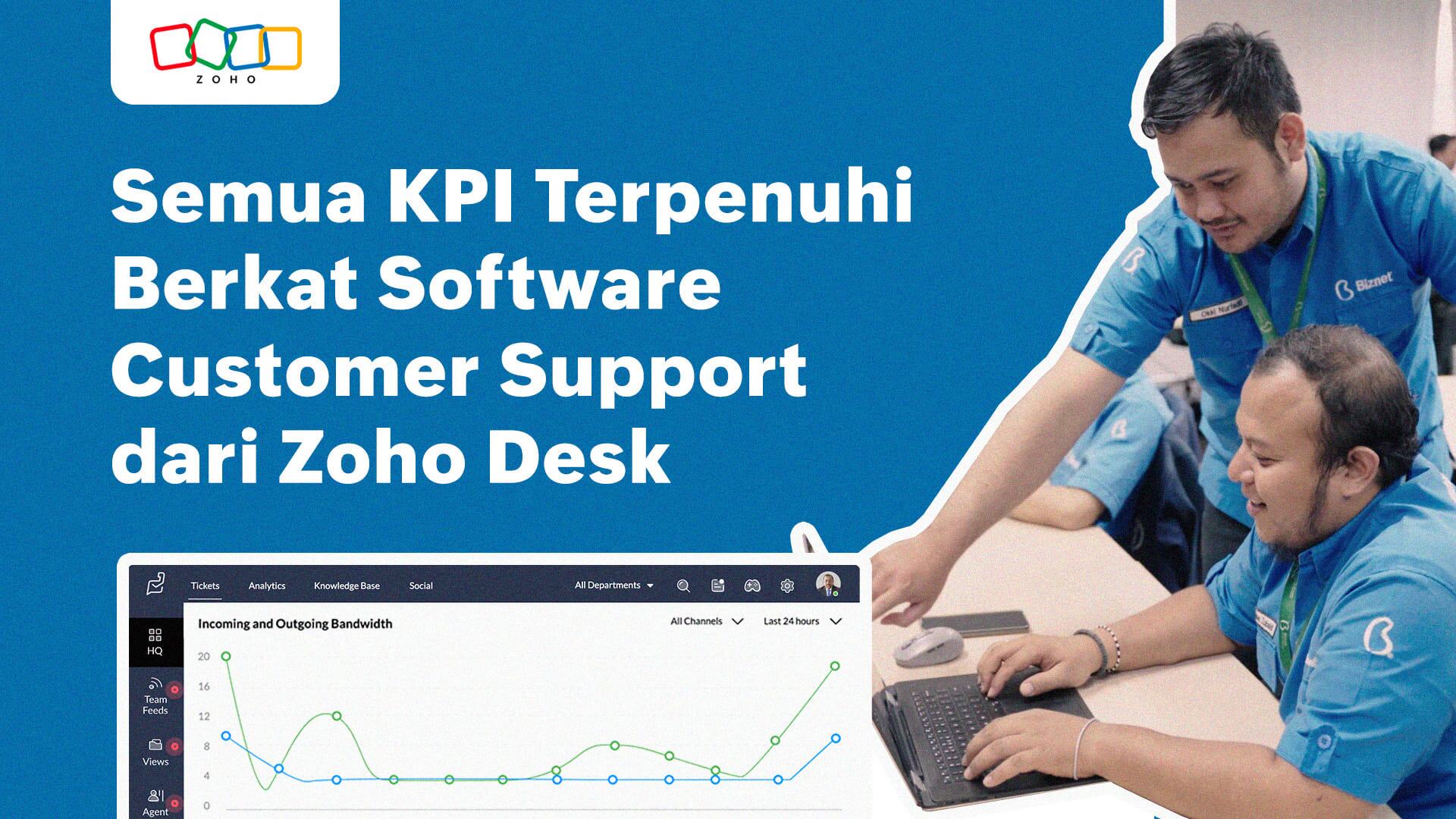 Case Study Biznet Gio: Tingkatkan Akuntabilitas & MTTR dengan Zoho Desk