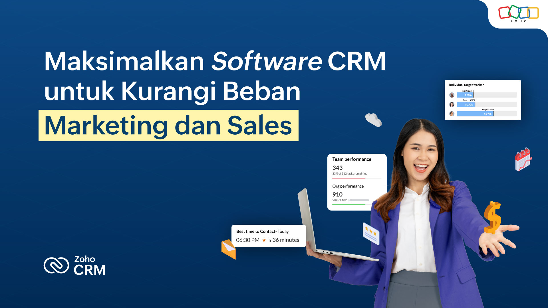 Software CRM untuk mengurangi anggaran penjualan dan biaya pemasaran