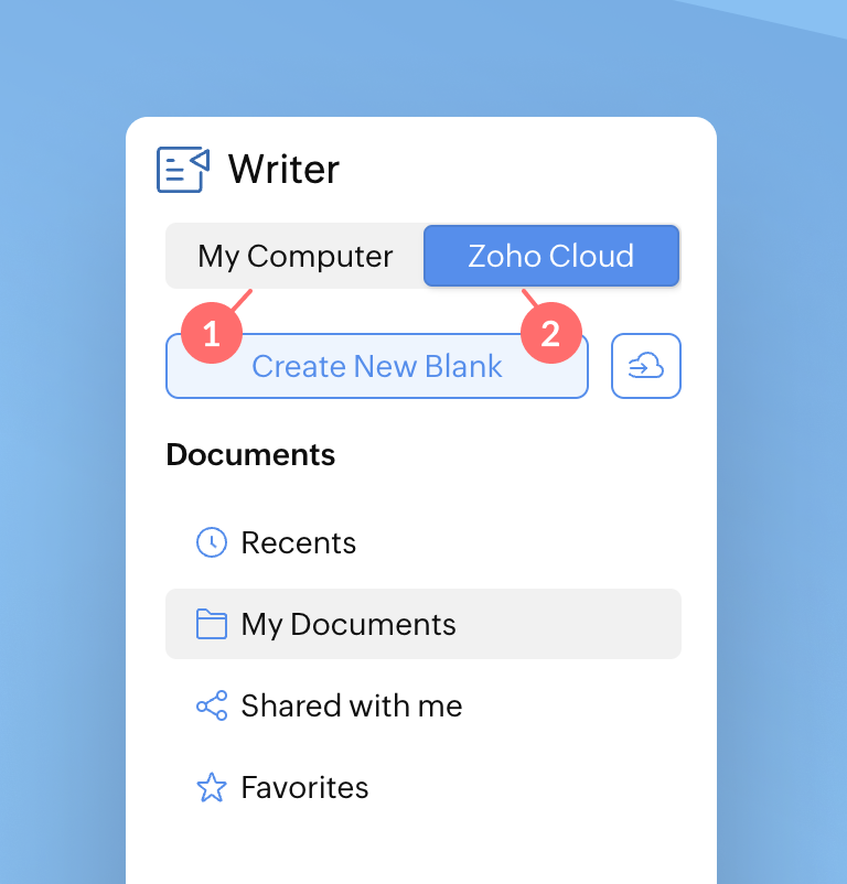 Membuat dokumen word dengan Zoho Writer 2 Membuat dokumen word dengan Zoho Writer 2