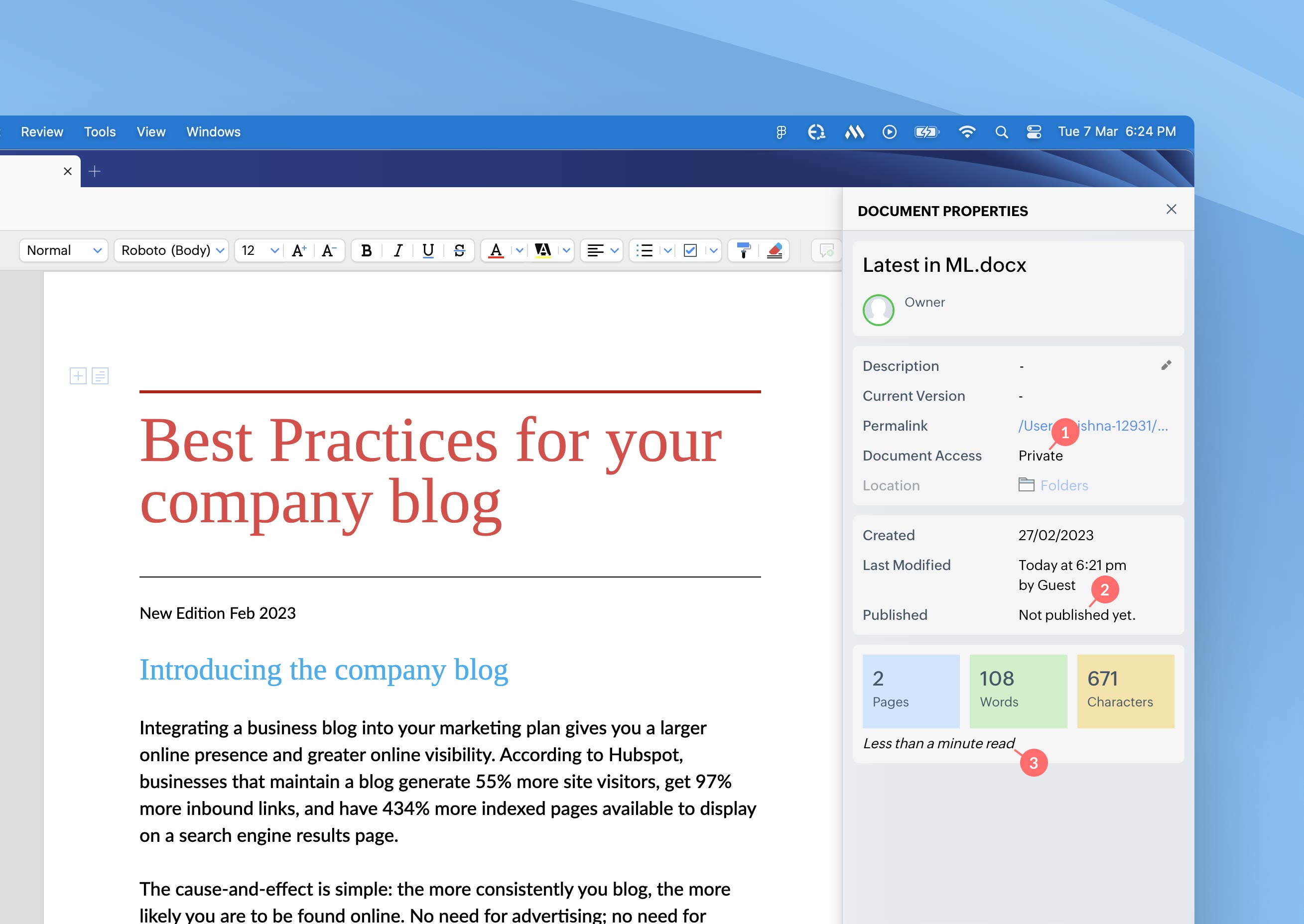 Membuat dokumen word di Zoho Writer 4 Membuat dokumen word di Zoho Writer 4