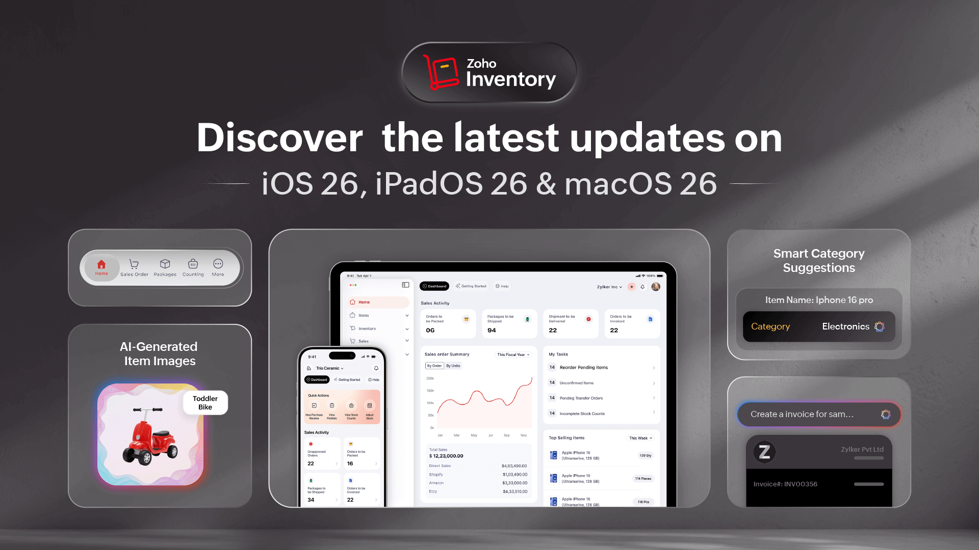 Discover the Latest Zoho Inventory Updates for iOS 26, macOS 26 iPadOS 26