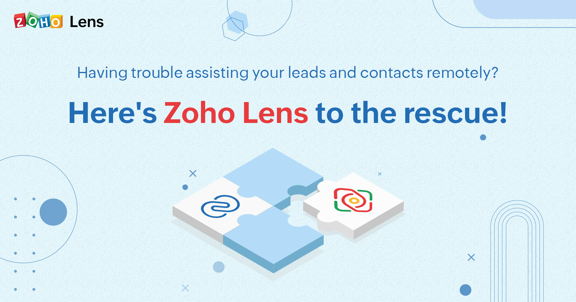 AR Support for all your contacts and prospects: Zoho Lens now integrates with Zoho CRM.