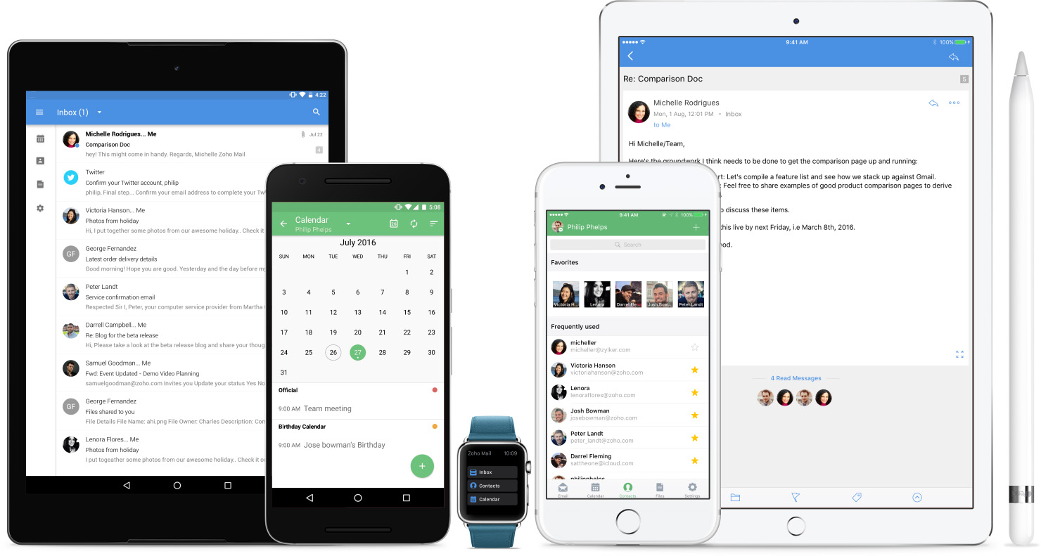 Unveiled: The new and improved Zoho Mail mobile app 2.0