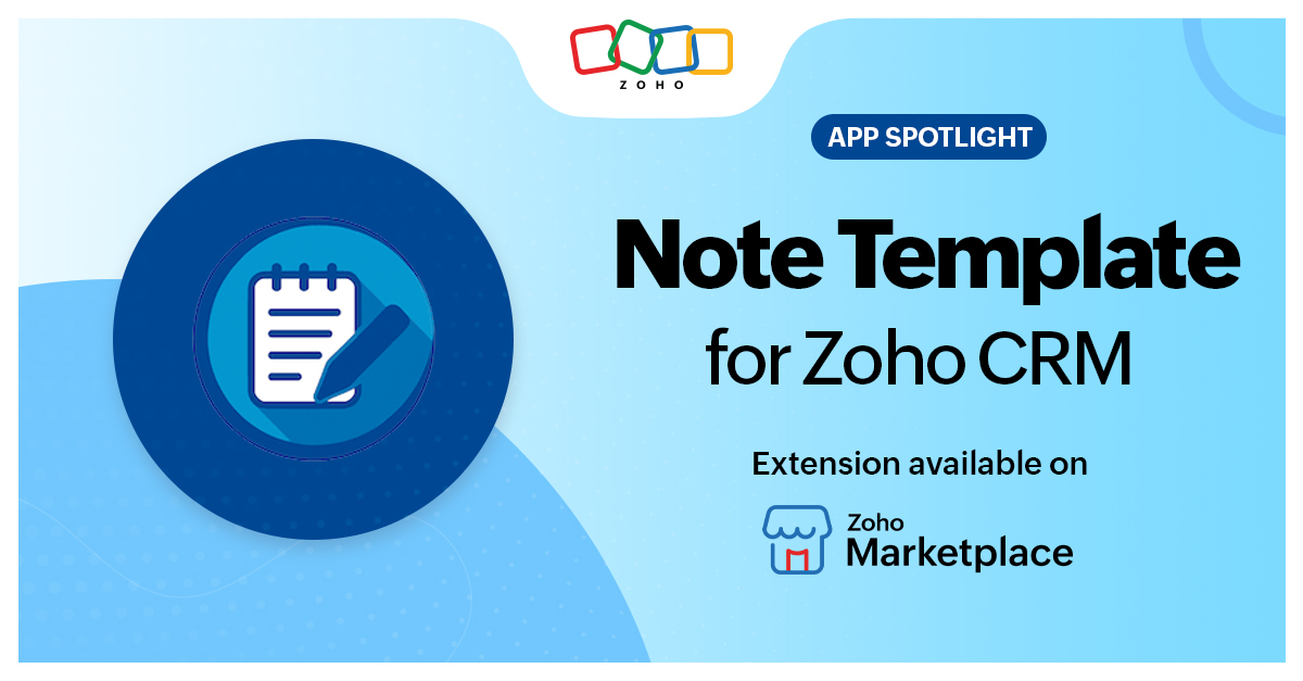 App Spotlight: Note Template for Zoho CRM
