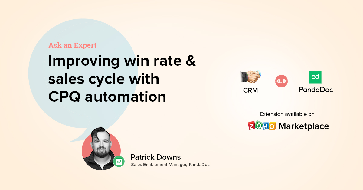 Ask an Expert: Improving win rate and sales cycle with CPQ automation 