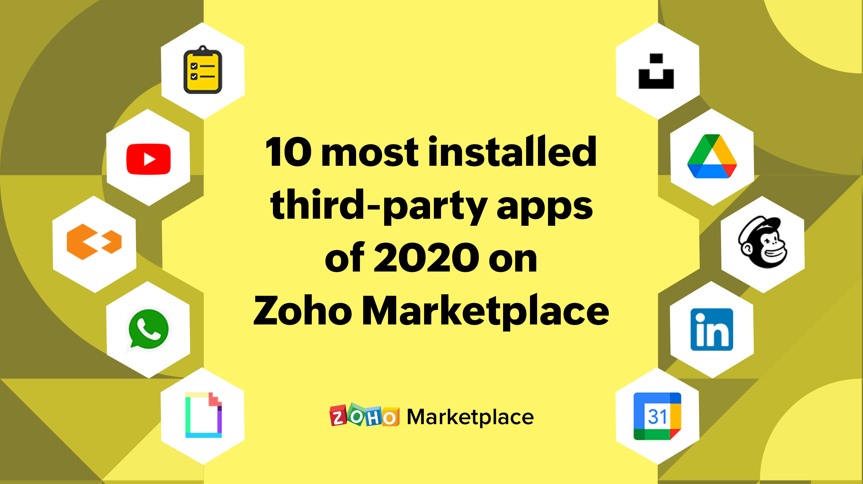 10 most installed third-party apps of 2020 on Zoho Marketplace