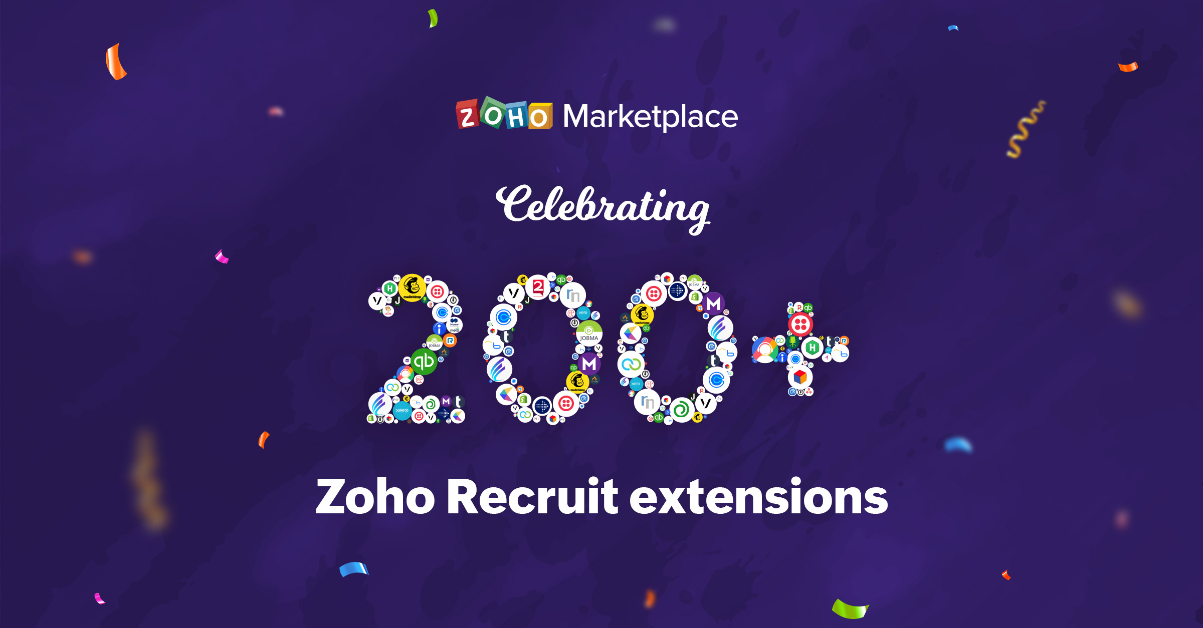 Celebrating 200+ Zoho Recruit extensions