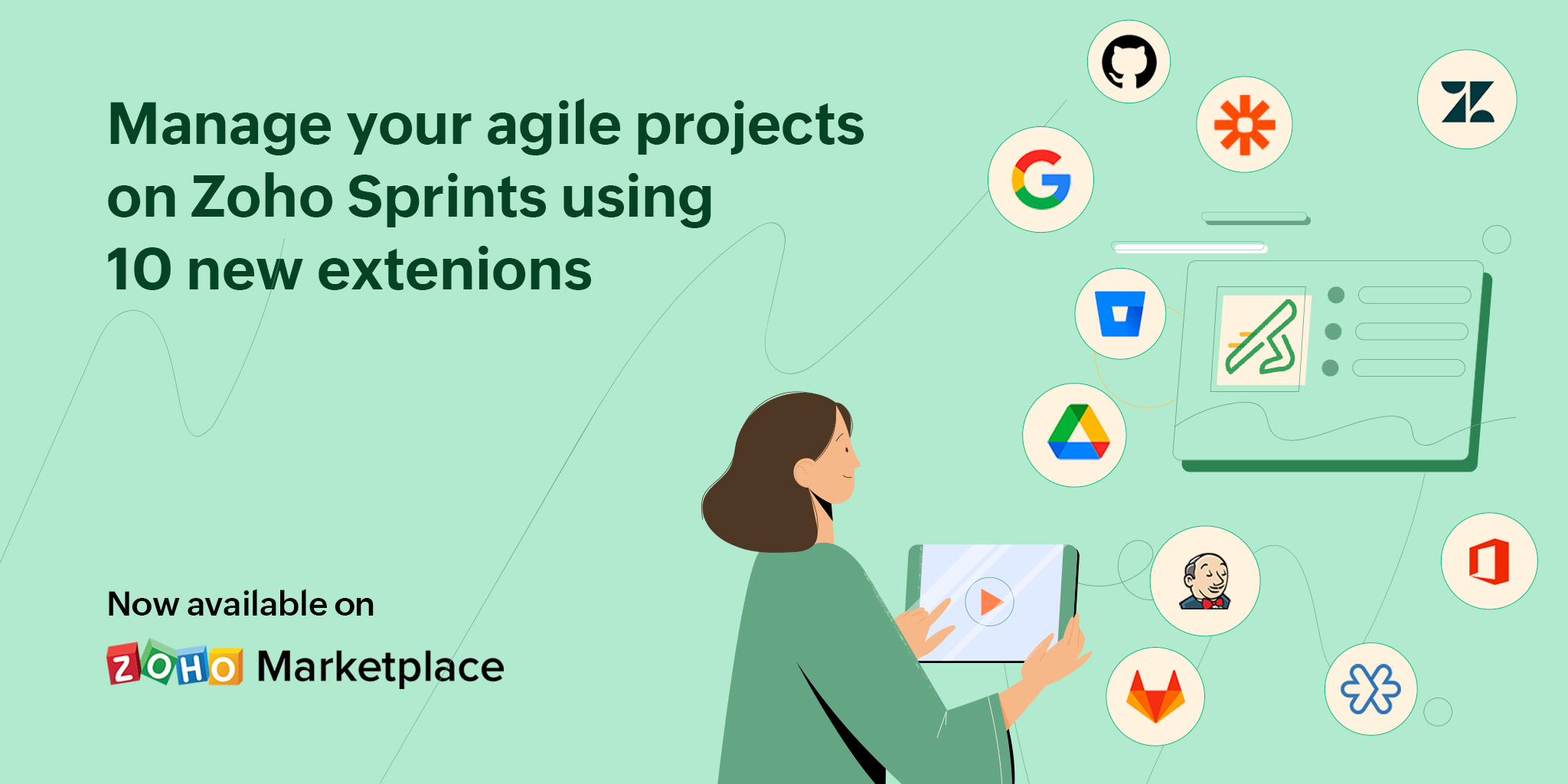 Introducing Google Drive, Zoho Meeting, Zendesk and 7 new extensions for Zoho Sprints