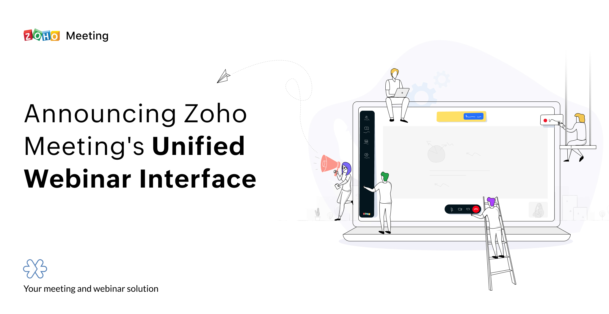 Introducing Zoho Meeting's Interactive Webinar User Interface!