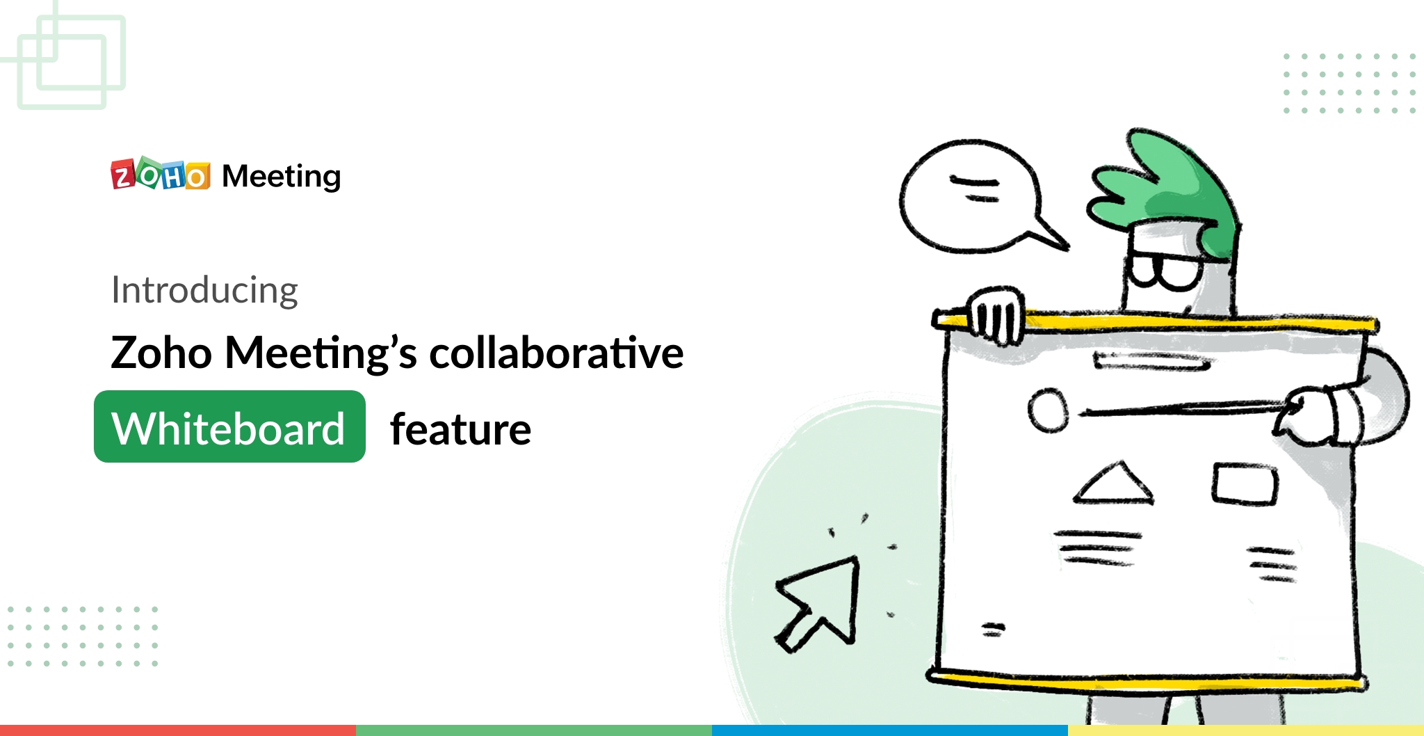 Introducing Zoho Meeting's collaborative Whiteboard feature!