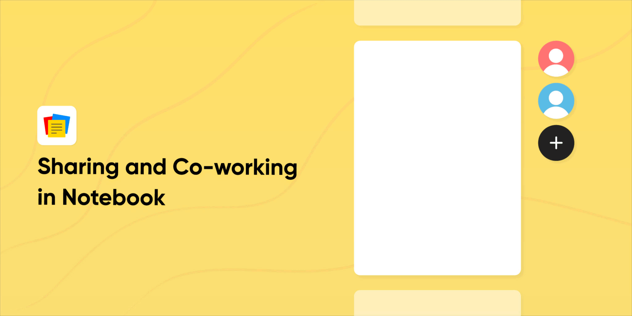 Sharing and co-working in Notebook