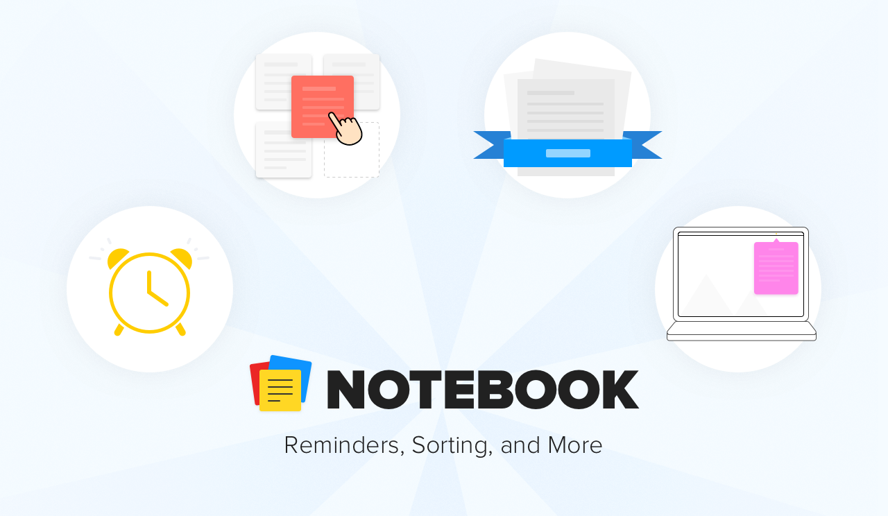 Notebook Update: Introducing Reminders, Note Sorting, and More