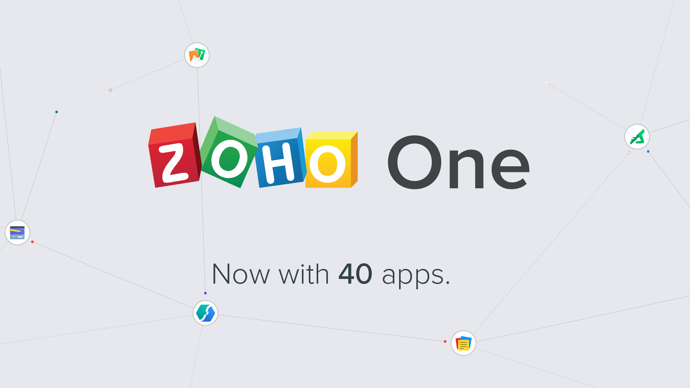 Zoho One: Now with 40 Apps to Run Your Business