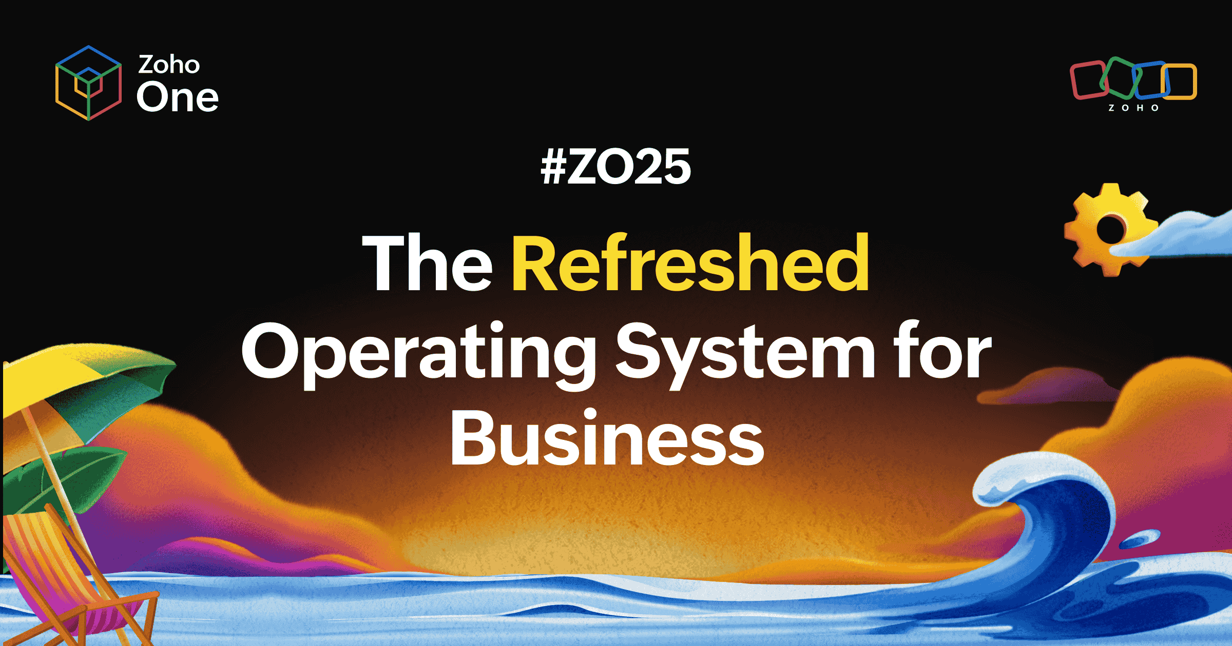 A refreshed Zoho One experience Beach vibes - A refreshed Zoho One experience
