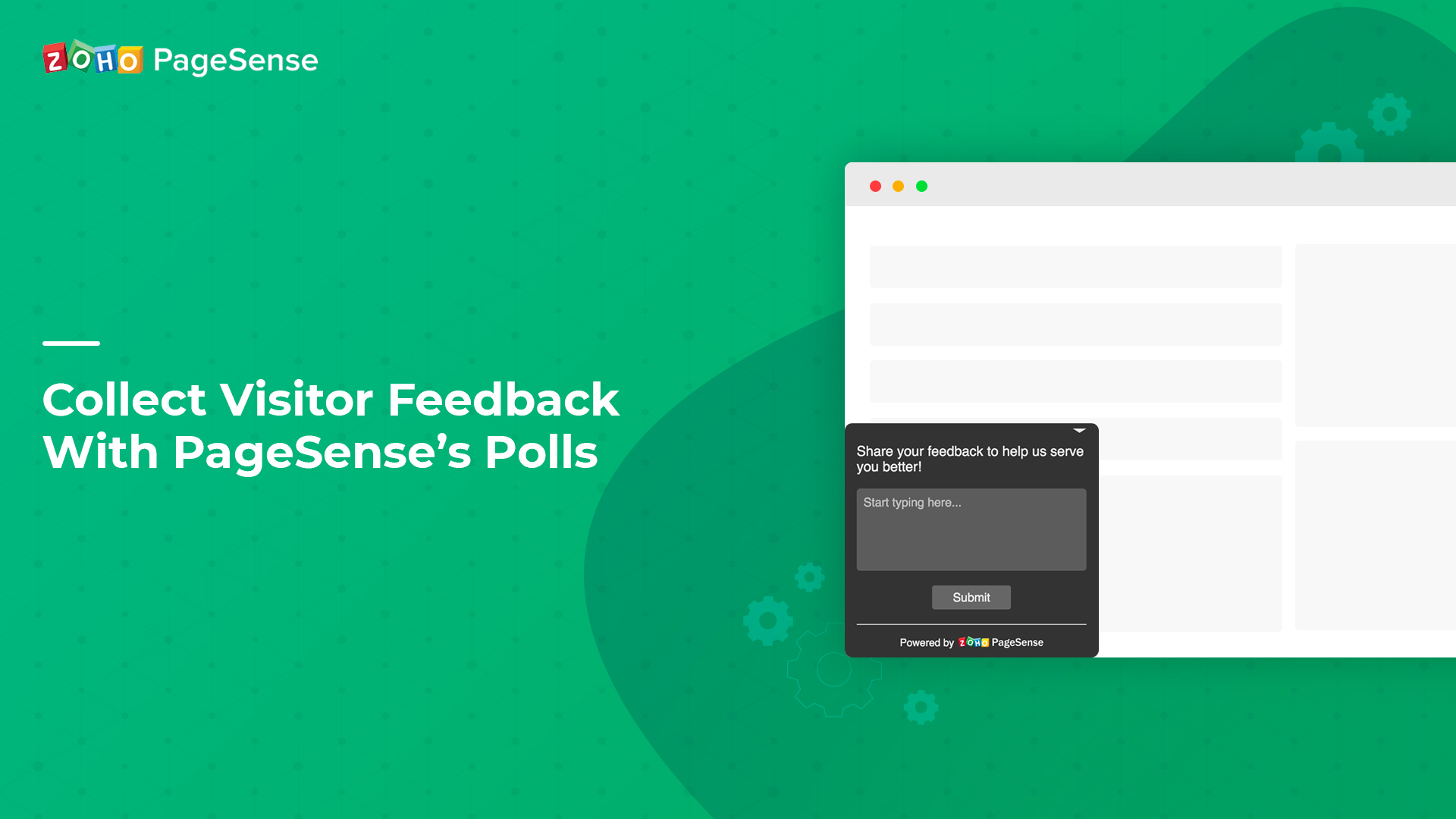 Collect Visitor Feedback With Zoho PageSense's Polls