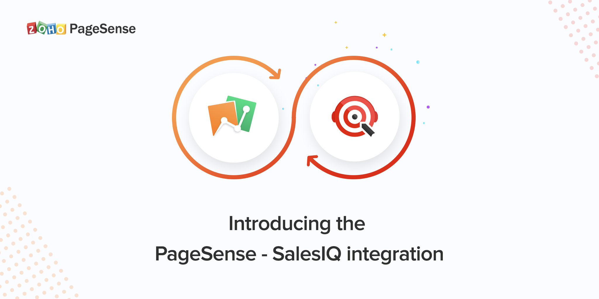 Launching PageSense and SalesIQ integration