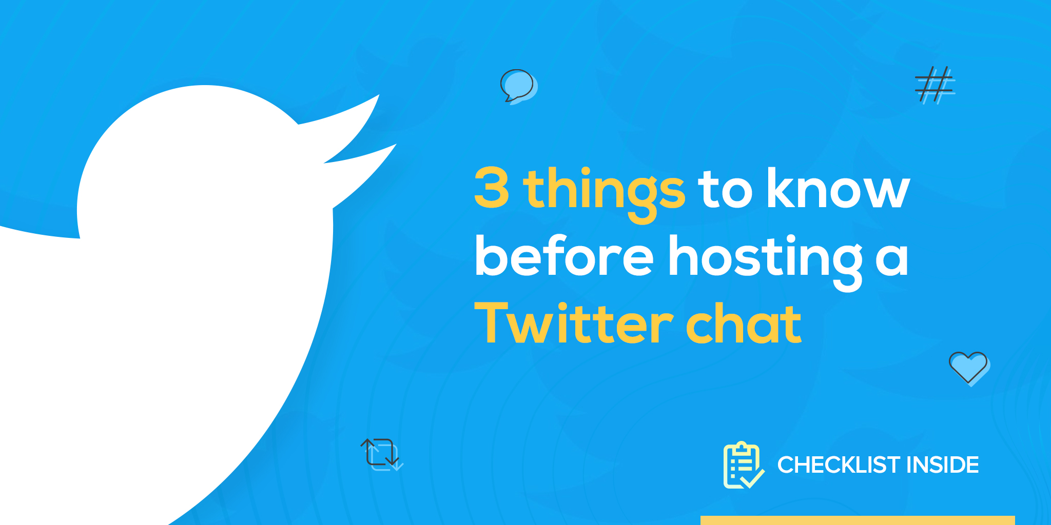 3 things to know before hosting a Twitter chat
