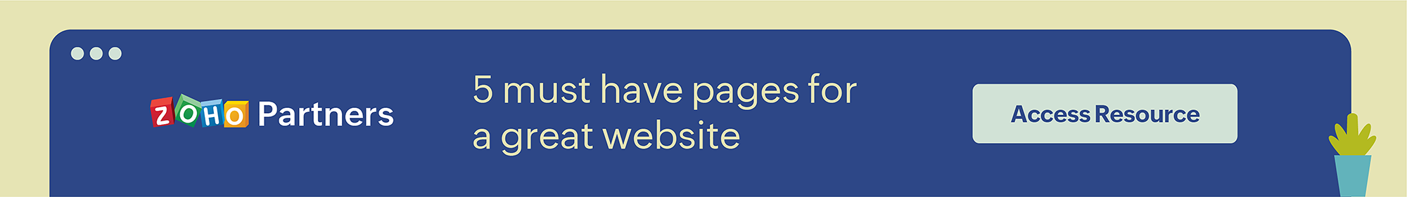 5 must have pages for your website.